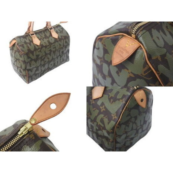 Louis Vuitton Speedy handbag Monogram Graffiti Takashi Murakami - Picture 4 of 8